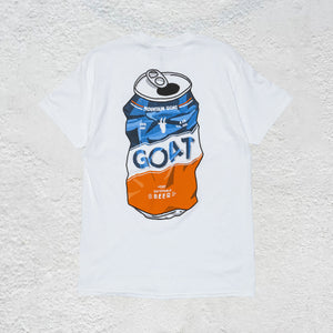 Crushed Can Tee White