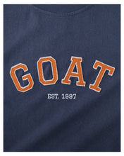 Load image into Gallery viewer, GOAT Navy Tee
