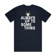 Load image into Gallery viewer, Mountain Goat Always Up To Something Tee Navy