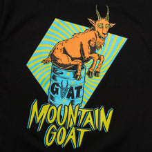 Load image into Gallery viewer, Amy Jean x Mountain Goat Spiral Art Tee Black