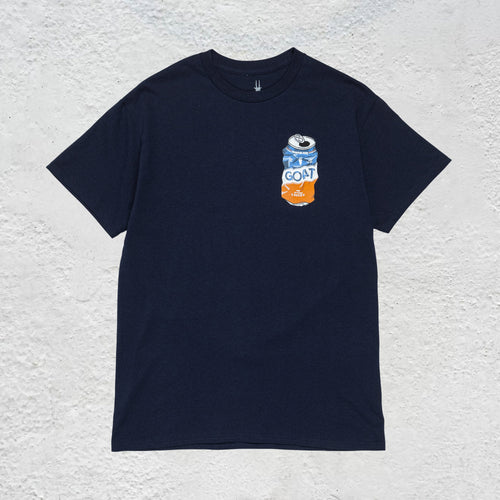 Crushed Can Tee Navy